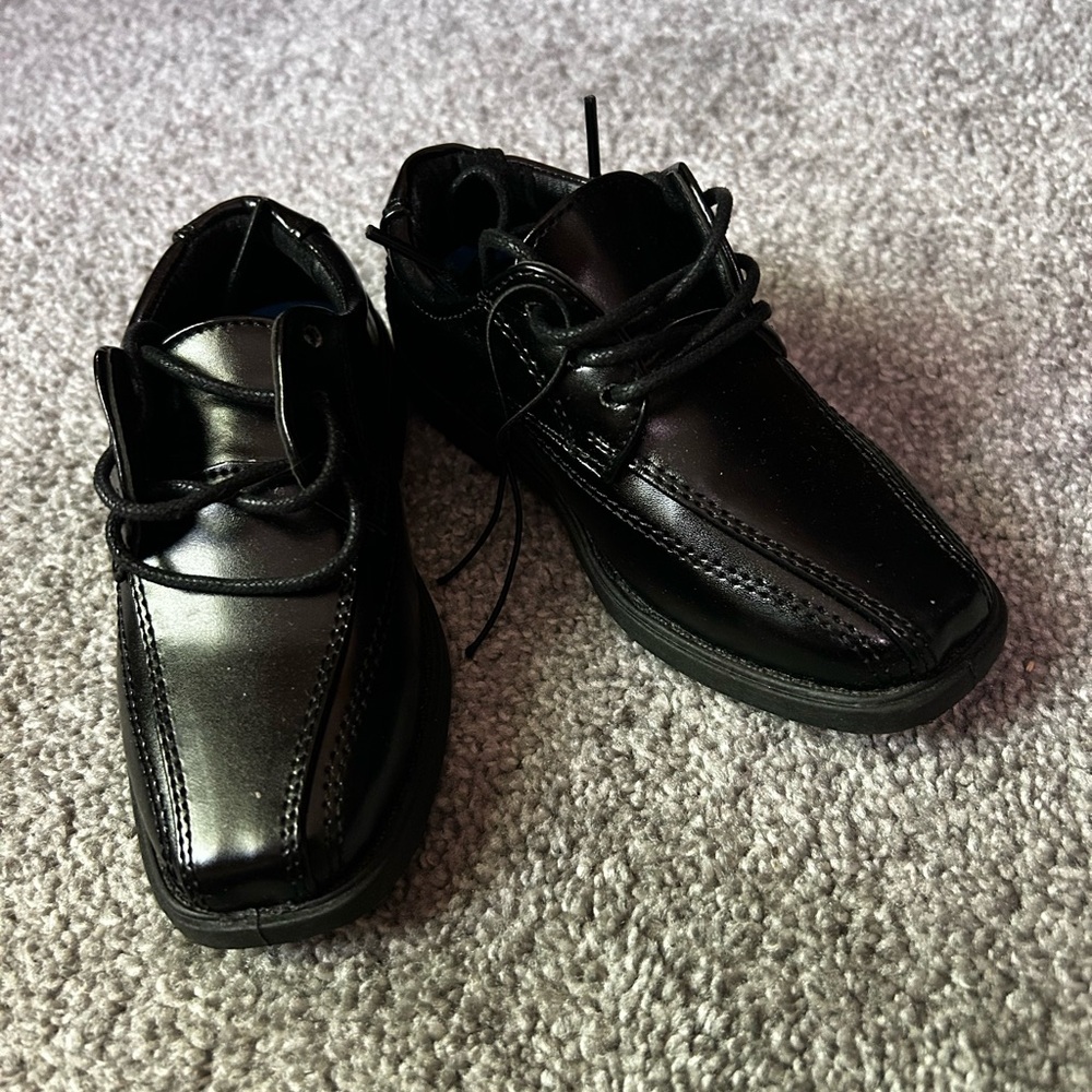 French Toast Black Oxford Shoes toddler 7
